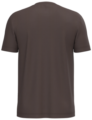 Klassisches T-Shirt mit Rundhalsausschnitt - Schokolade