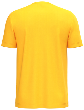 Klassisches T-Shirt mit Rundhalsausschnitt - Gelb