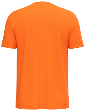 Klassisches T-Shirt mit Rundhalsausschnitt - Orange