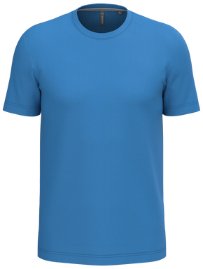 Klassisches T-Shirt mit Rundhalsausschnitt - Helles Königsblau