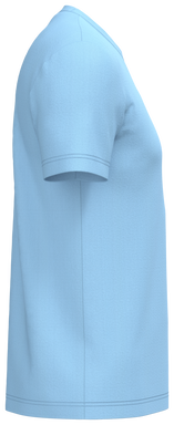 Klassisches T-Shirt mit Rundhalsausschnitt - Himmelblau