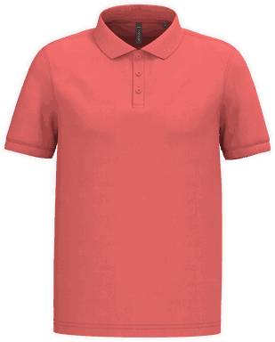 Polo basique - Corail vrai