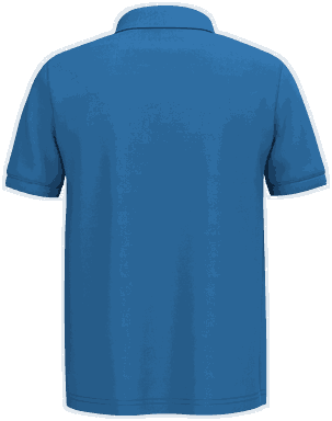 Polo basique - Bleu royal clair