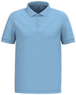Polo basique - Bleu ciel