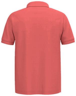 Polo basique - Corail vrai