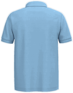 Polo basique - Bleu ciel