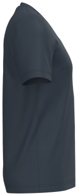 Klassisches T-Shirt mit V-Ausschnitt - Marine