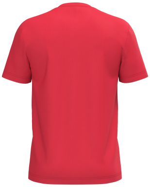 Klassisches T-Shirt mit V-Ausschnitt - Rot
