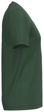 Klassisches T-Shirt mit V-Ausschnitt - Waldgrün
