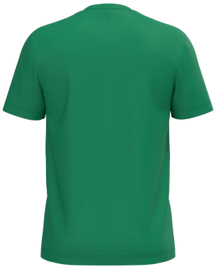Klassisches T-Shirt mit V-Ausschnitt - Kellygrün