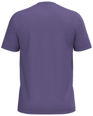 Klassisches T-Shirt mit V-Ausschnitt - Lila