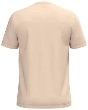 Klassisches T-Shirt mit V-Ausschnitt - Hellbraun