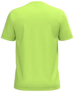 Klassisches T-Shirt mit V-Ausschnitt - Limettengrün