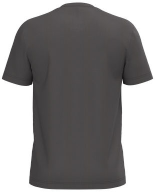 Klassisches T-Shirt mit V-Ausschnitt - Dunkelgrau