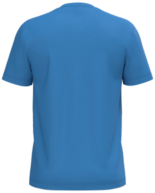 Klassisches T-Shirt mit V-Ausschnitt - Helles Königsblau