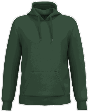 Promo hoodie - Waldgrün