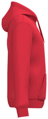 Promo-Kapuzenpullover mit Reißverschluss - Rot