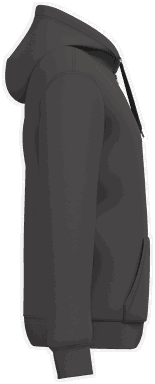 Promo-Kapuzenpullover mit Reißverschluss - Dunkelgrau
