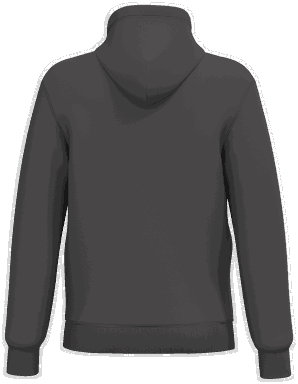 Promo-Kapuzenpullover mit Reißverschluss - Dunkelgrau