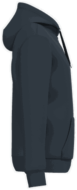 Promo-Kapuzenpullover mit Reißverschluss - Marine