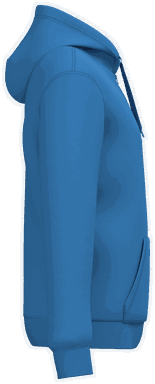 Promo-Kapuzenpullover mit Reißverschluss - Helles Königsblau