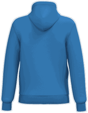 Promo-Kapuzenpullover mit Reißverschluss - Helles Königsblau