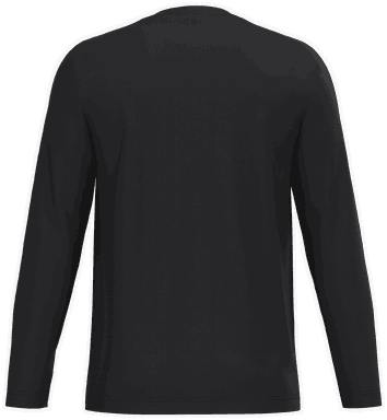 T-shirt classique à manches longues - Noir