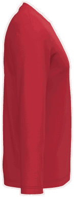T-shirt classique à manches longues - Rouge