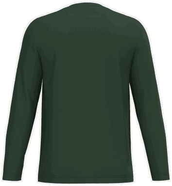 T-shirt classique à manches longues - Vert forêt