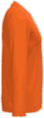 T-shirt classique à manches longues - Orange