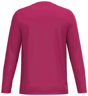 T-shirt classique à manches longues - Fuchsia