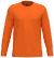 Classic T-shirt met lange mouwen - Orange