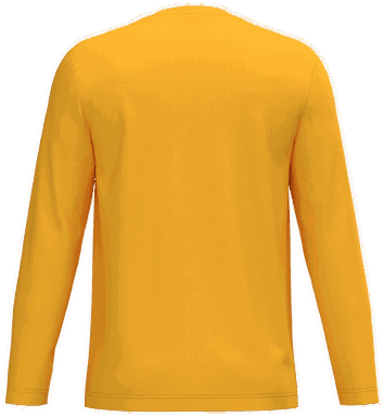 T-shirt classique à manches longues - Jaune