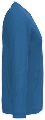 T-shirt classique à manches longues - Bleu royal clair