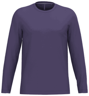 T-shirt classique à manches longues - Violet