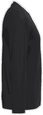 T-shirt classique à manches longues - Noir
