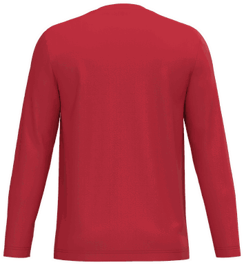 T-shirt classique à manches longues - Rouge