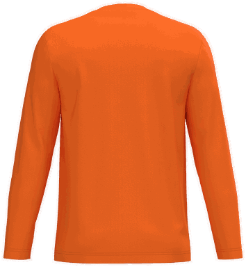 T-shirt classique à manches longues - Orange