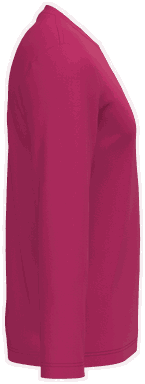 T-shirt classique à manches longues - Fuchsia