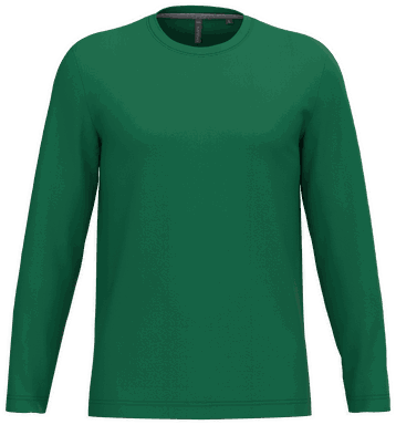 T-shirt classique à manches longues - Vert Kelly