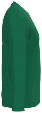 T-shirt classique à manches longues - Vert Kelly