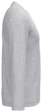 T-shirt classique à manches longues - Gris cendré chiné