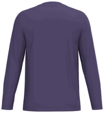 T-shirt classique à manches longues - Violet