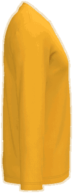 T-shirt classique à manches longues - Jaune