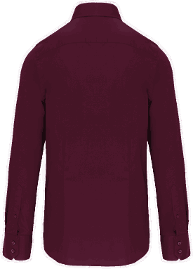 Basic stretch shirt - Wine
