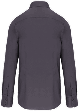 Basic stretch shirt - Zinc