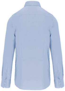 Basic stretch shirt - Light blue
