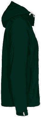 Basis softshell jas met afneembare capuchon - Bottle green