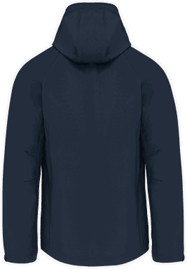 Basis softshell jas met afneembare capuchon - Navy