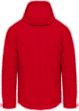 Basis softshell jas met afneembare capuchon - Red